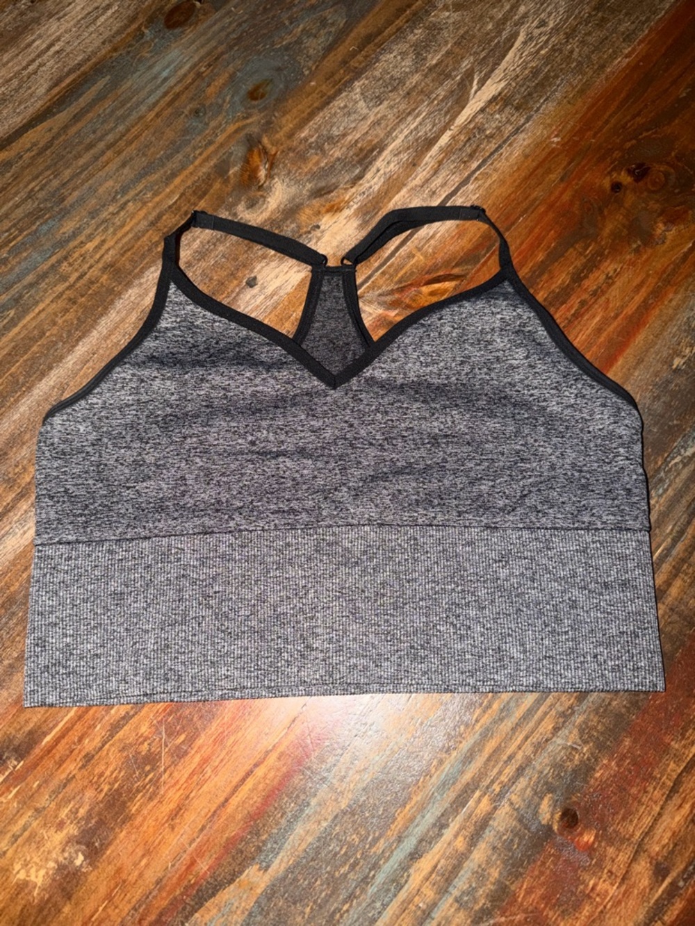 PINK Victoria's Secrets Black Seamless Sports Bralette